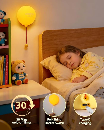 Fuloon Balloon Wall Light Set | Rechargeable Silicone Night Lights