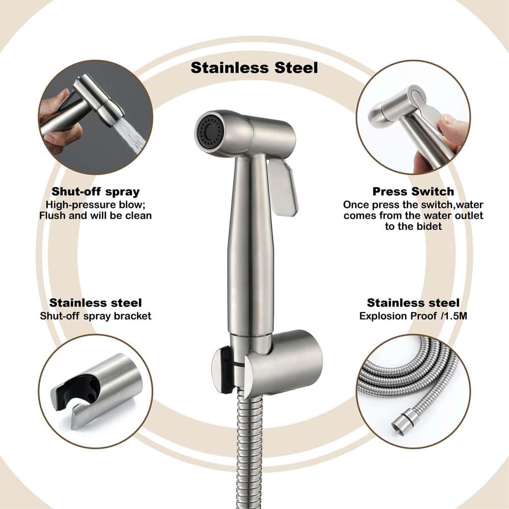 WIMPBLADB Toilet Sprayer Set with Hose and Socket (photo 2)