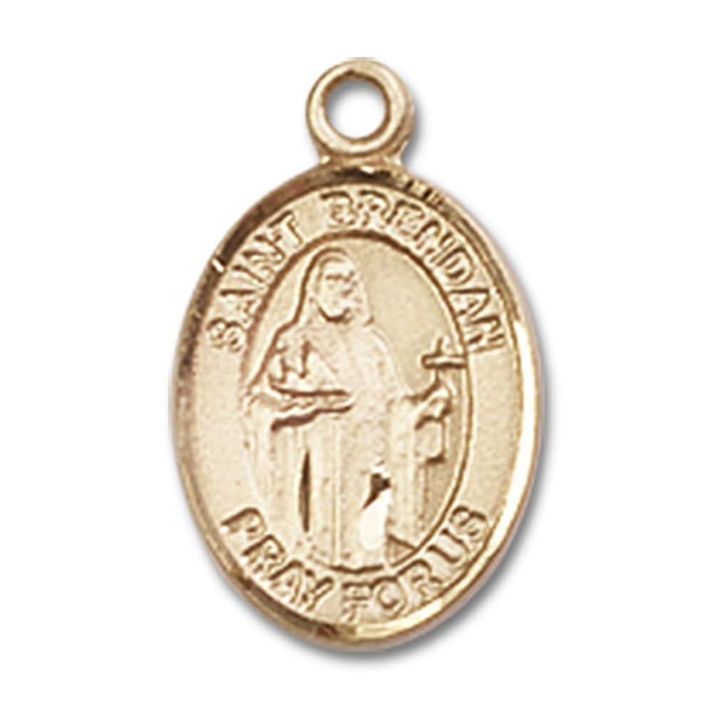 Bonyak Jewelry Gold Filled St. Brendan the Navigator Pendant