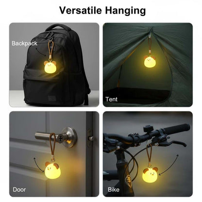 LED Silicone Mouse Night Light for Kids and Camping