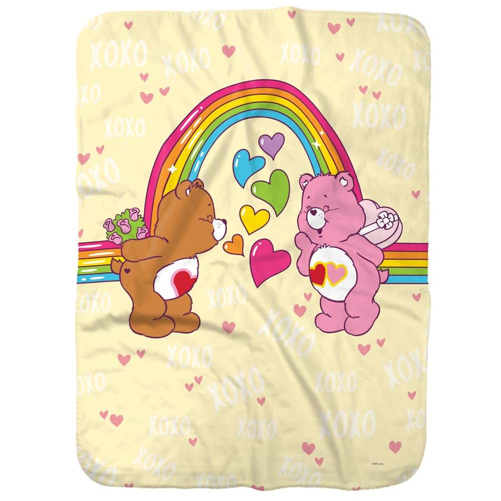 Care Bears Sherpa Fleece Throw Blanket for Infants (30" x 40")