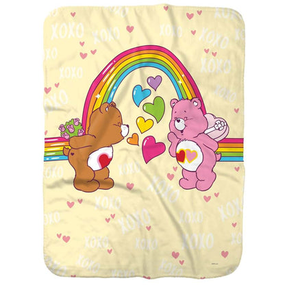 Care Bears Sherpa Fleece Throw Blanket for Infants (30" x 40")