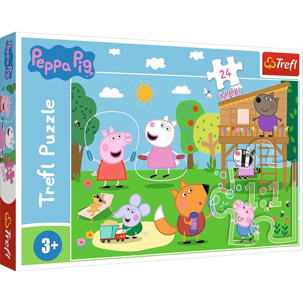 Trefl Peppa Pig Puzzle - 24 Piece Maxi Jigsaw for Children