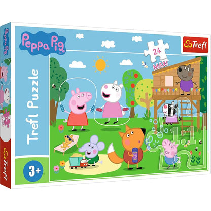 Trefl Peppa Pig Puzzle - 24 Piece Maxi Jigsaw for Children