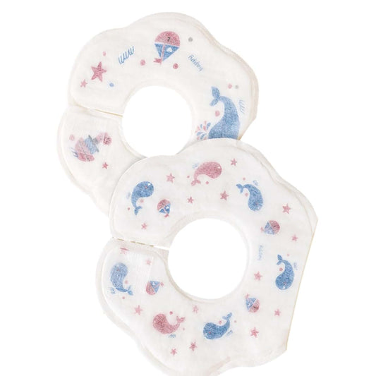 REDYY 20Pcs/set Disposable Bibs Infant Burp Cloths For Baby Meal Times Individually Wrap Feeding Bibs Portable Kid