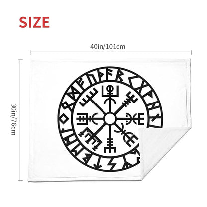 FULVO Baby Blanket Viking Symbol Nordic Baby Swaddle Blankets 30"X 40" Blanket Shower Gifts Toddler Bedding