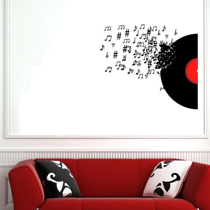 DNVEN Music Notes Wall Decals for Kids' Bedroom