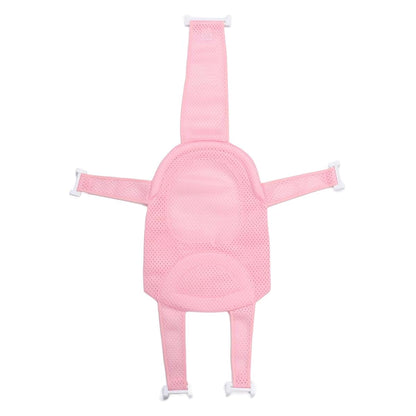 shenruifa Baby Bath Seat Support Non Slip Universal Detachable Net Bathtub Sling Shower Mesh (Pi-nk)