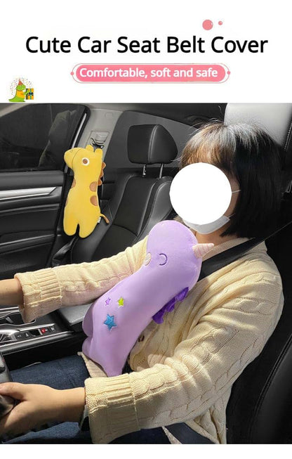 HOUKIG Car Seat Belt Cover Toy Rabbit Eggplant (photo 2)