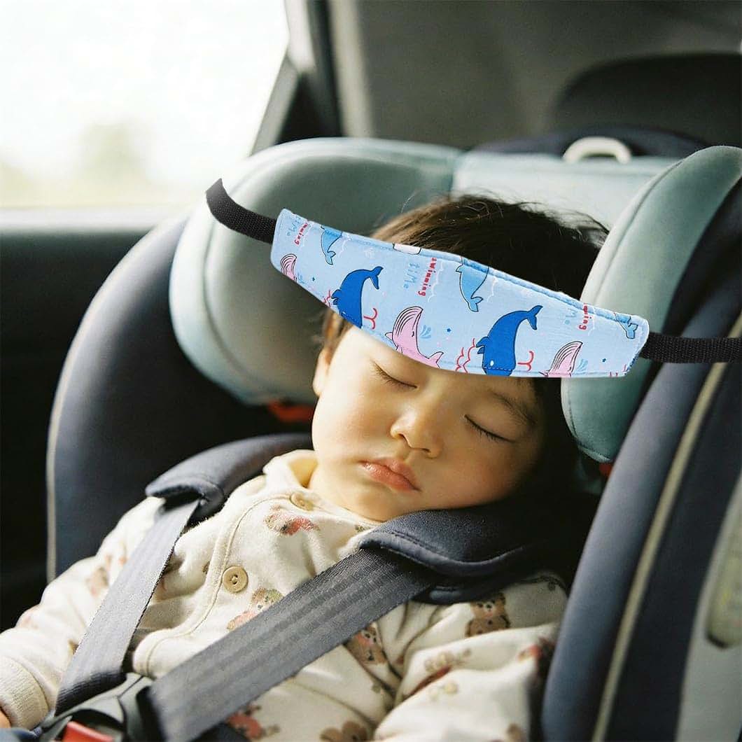 Zonmaxmizky Baby Car Seat Head Support Band Strap, 2-Pack (photo 2)