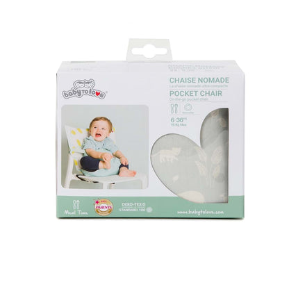 BabyToLove Pocket Seat | Portable High Chair for Travel Dining