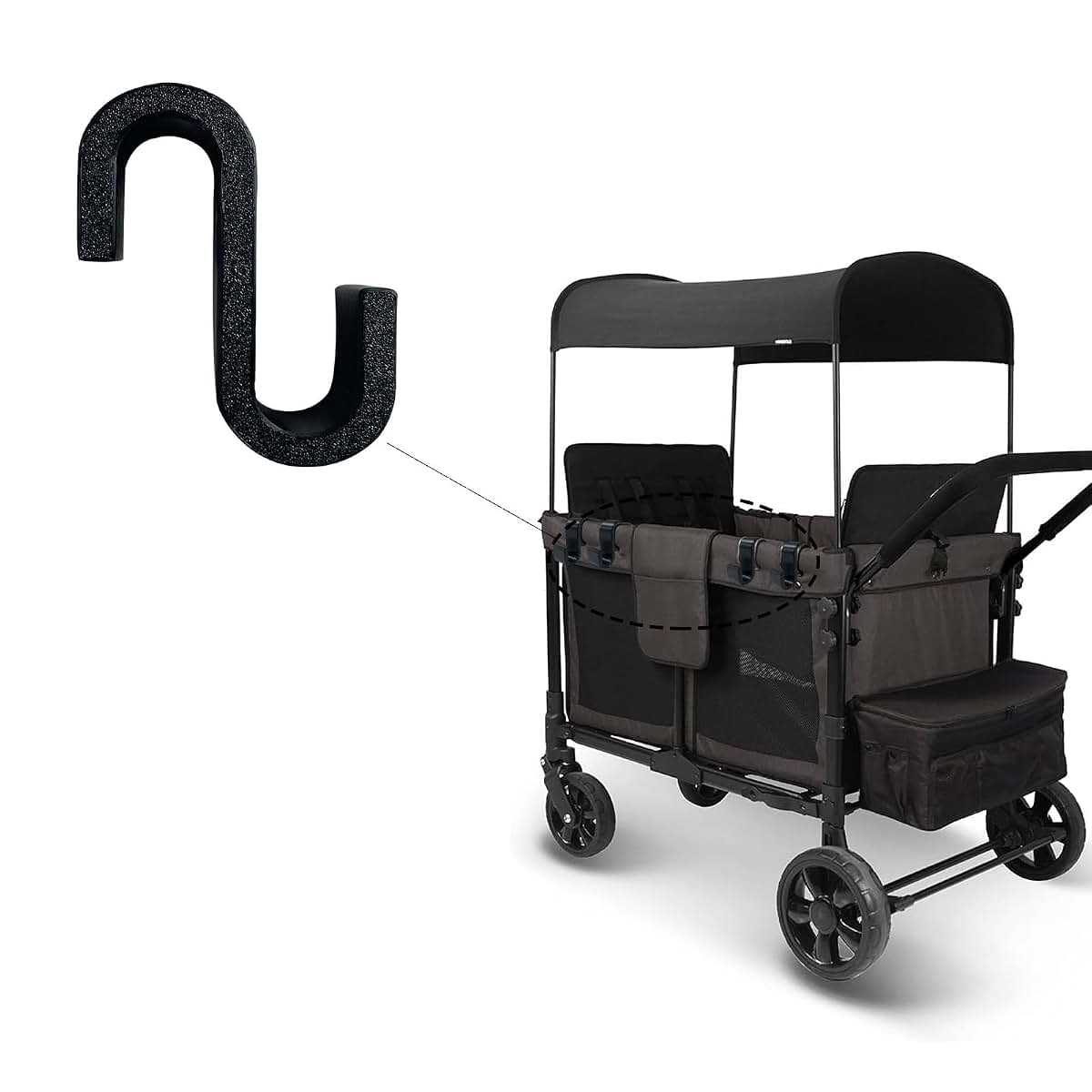 Sevomie Multi-Purpose Side Hooks for Wonderfold Wagons