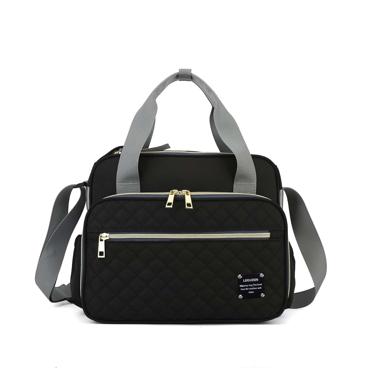 MEYTEILAY Diaper Bag Tote Baby Changing Bag Large Baby Bags for Mom Multifunction Travel Nappy Bag（Balck）