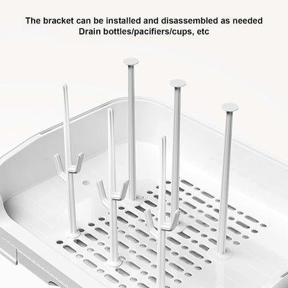 Biniveil Baby Bottle Drying Rack With Dustproof Lid And Drain Tray (photo 4)