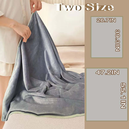 VAJOOCLL Cotton Protection Faraday Blanket, Blue Throw