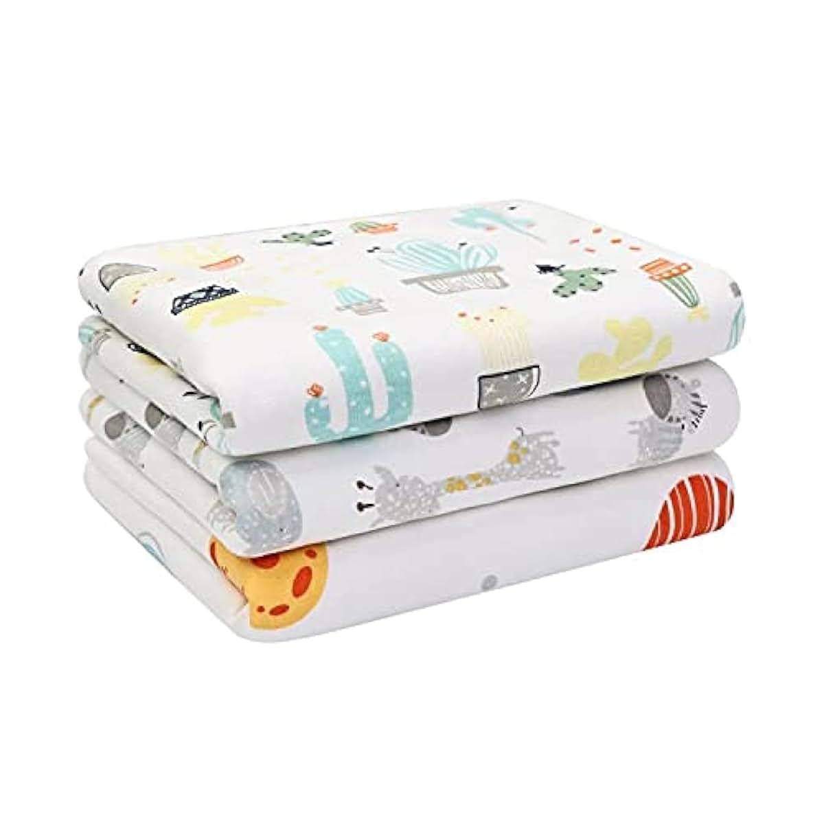 Fook Fish Baby Diaper Changing Pad - Reusable Waterproof Cotton Mats
