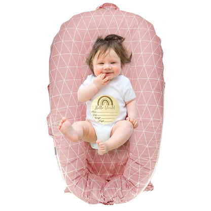 Sweety Baby Newborn Lounger Cover For DockATot Deluxe – 100% Cotton, Pink