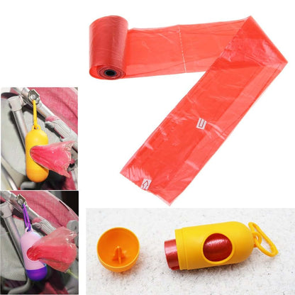 Junlinto Portable Baby Diaper Waste Bag Stroller Garbage Bags 5 Roll (photo 3)