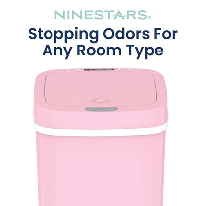 Ninestars Automatic Touchless Motion Sensor Diaper Disposal Trash Can (photo 2)