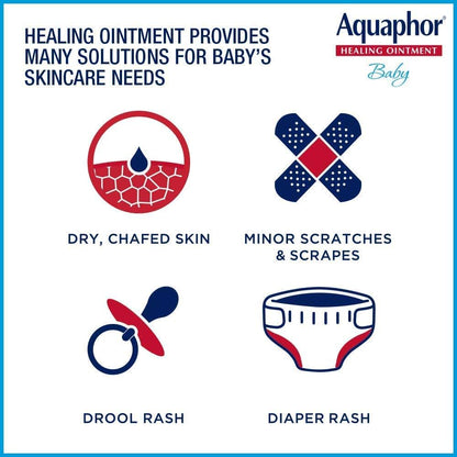 Aquaphor Baby Advanced Therapy Healing Ointment Skin Protectant (3 Count)
