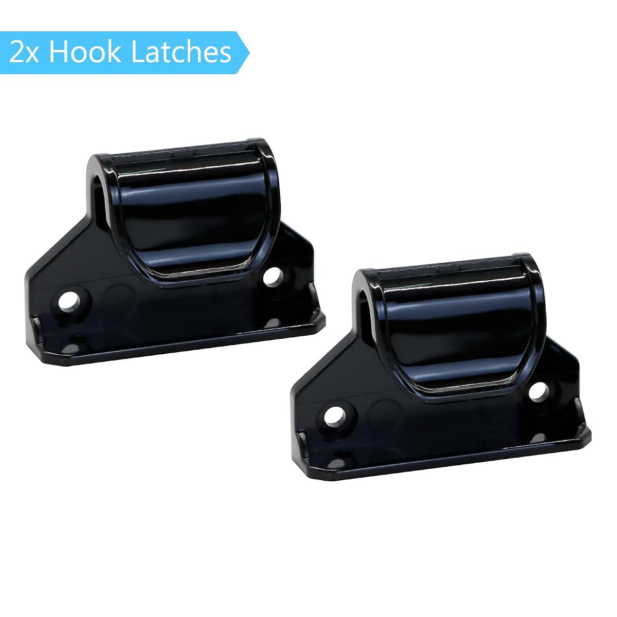 KISKIZ Retractable Baby Gate Replacement Parts Black Hardware Set with Brackets and Screws