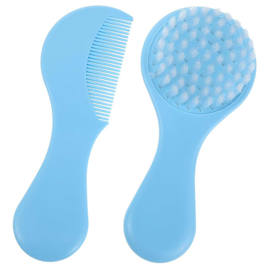 HANABASS Newborn Baby Brush and Comb Set, Detangling Grooming Kit