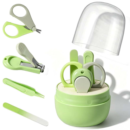 FNANJWQ Baby Nail Kit - 4-in-1 Grooming Set with Case