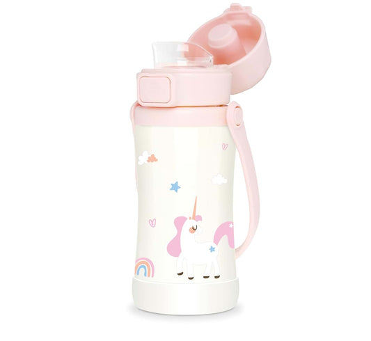 Grosmimi Slow Flow Toddler Tumbler Water Bottle, 10 Oz, Unicorn
