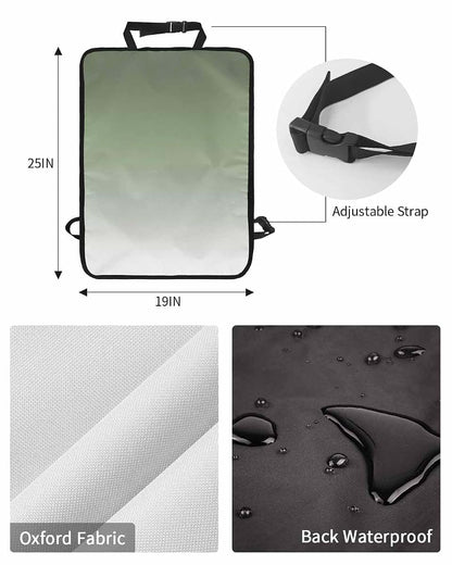 T&H XHome Car Seat Protector 2 Pack Waterproof Kick Mats