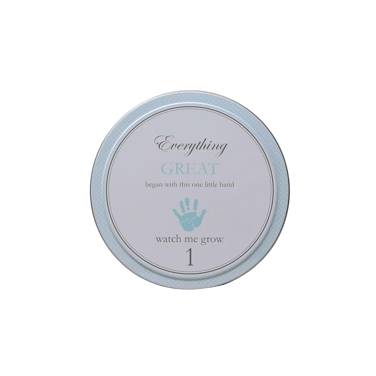 Child to Cherish Handprints Tower of Time Plaster of Paris Kit, Blue (photo 4)