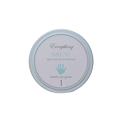 Child to Cherish Handprints Tower of Time Plaster of Paris Kit, Blue (photo 4)