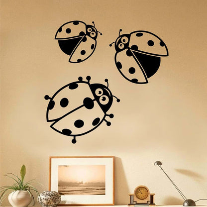 Ladybug Vinyl Animal Decal Stickers for Kid Bedroom Decor
