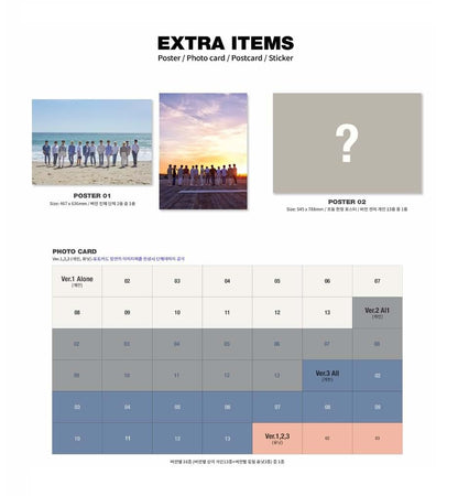 SEVENTEEN - 'Al1' Ver.2 Al1 [3] (4th Mini Album) CD+Photobook+ Official Group Folded Poster + Extra Gift Sticker and