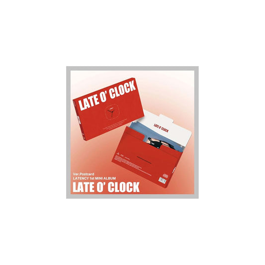 valueflag Latency Late O' Clock 1st Mini Album Postcard Version CD and Booklet