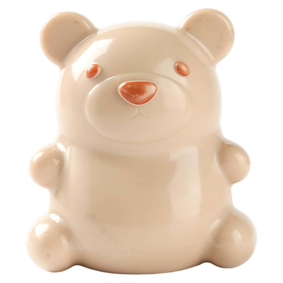 Hotainoys Nail Cleaning Brush, Cute Cartoon Bear Shaped Nail Scrubber Brush with Soft Bristle for Baby and Children
