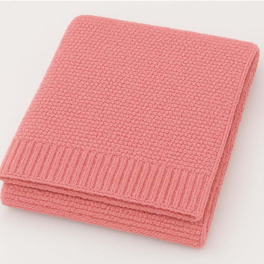 Noni Baby Knit Blanket 30x40in Nursery Blanket Gifts for Newborn Baby Boy and Girl Holiday Shower Gift Cotton Knit