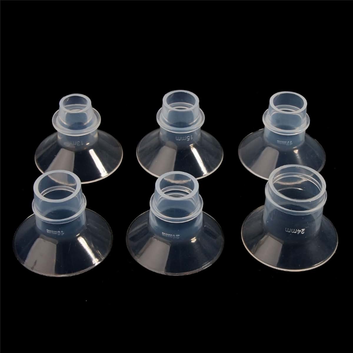 Qsvbeeqj Silicone Breast Pump Flange Insert for Shield Nipple Tunnel Sizing (photo 3)