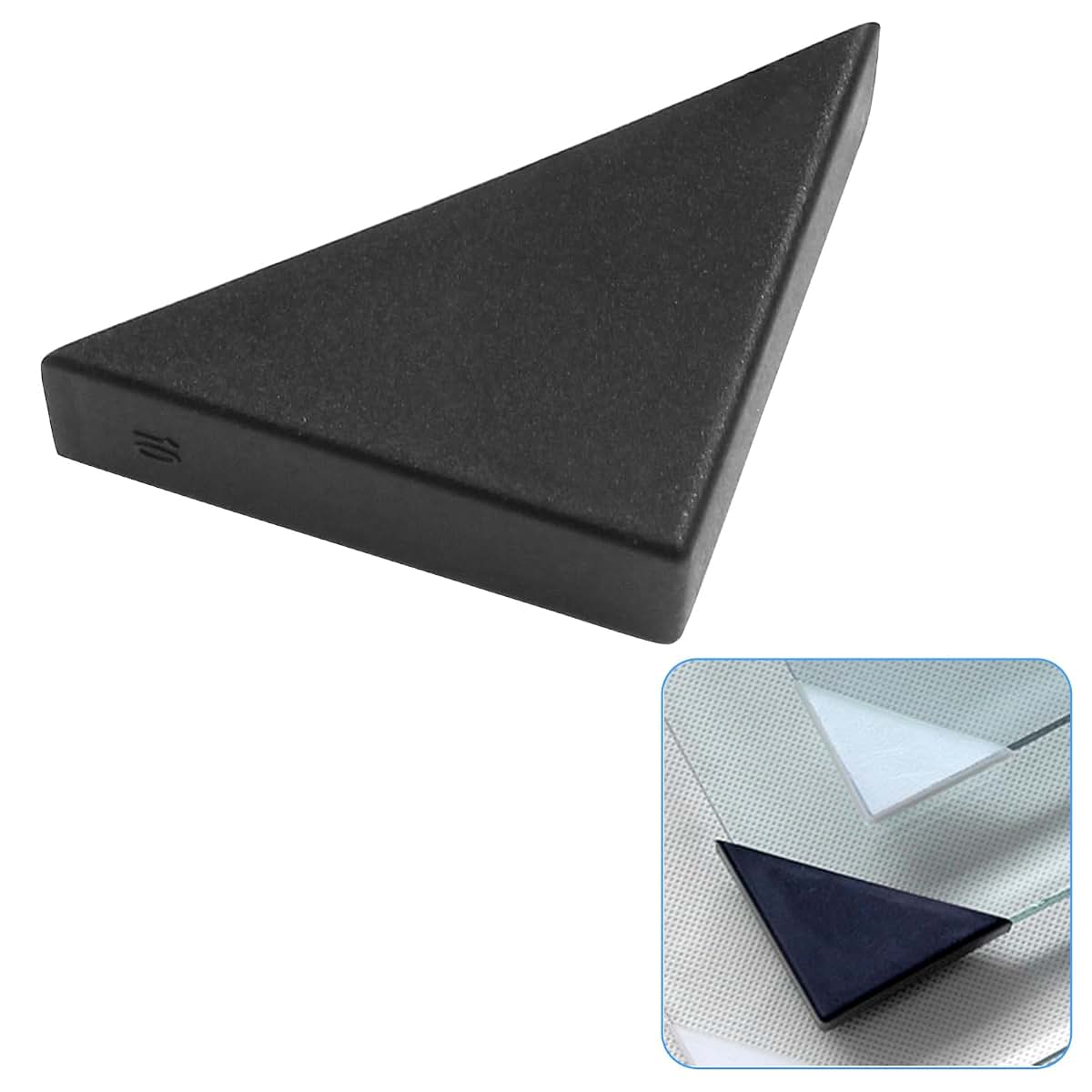 Kemcatui Triangle Plastic Corner Guard Black 20 Pack
