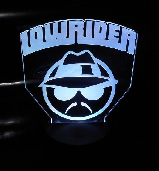 WS Designs Lowrider 6 Inch Tall Round Sun Glasses Acrylic LED Night Lamp