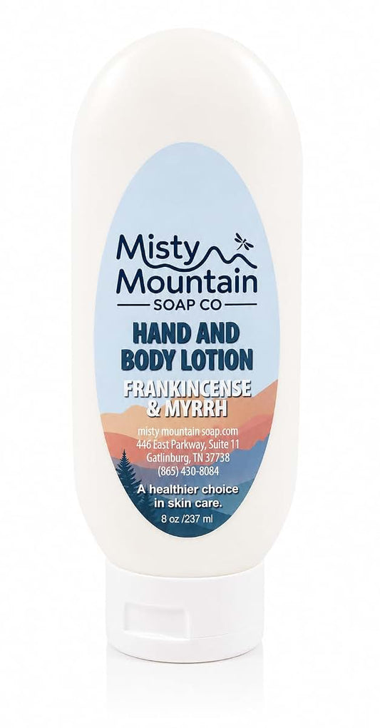 Misty Mountain Soap Co. Frankincense And Myrrh Hand And Body Lotion 8 Oz