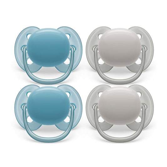 Philips Avent Ultra Soft Pacifier for Babies 6-18 Months, 4 Pack