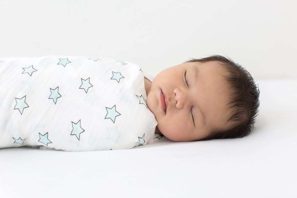 SwaddleDesigns Marquisette Receiving Swaddle Blanket 100% Cotton 46x46 Inches