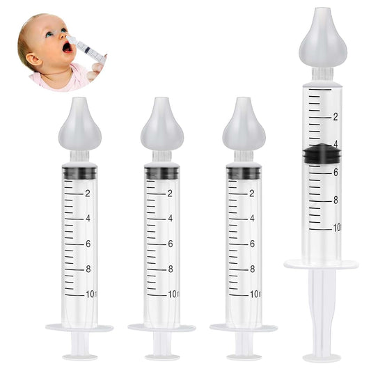 Tobiye Syringe Nasal Irrigator, Portable Nasal Irrigation for Baby, 10 ml Infant Nasal Irrigation with Food Grade