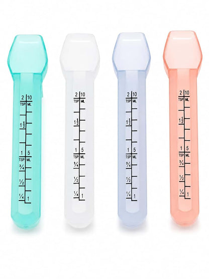 Healthaccessories 2 TSP 10 ml 10cc Calibrated Medicine Spoon 4 Pack (2)