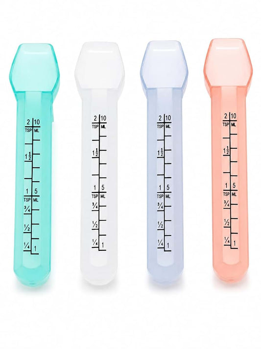 Healthaccessories 2 TSP 10 ml 10cc Calibrated Medicine Spoon 4 Pack (2)