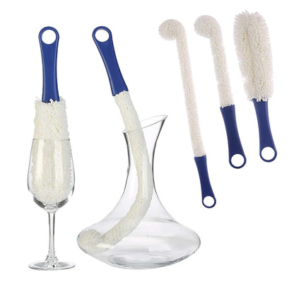 Tenyele 3-Pack Flexible Foam Bottle Brushes For Glassware (photo 2)