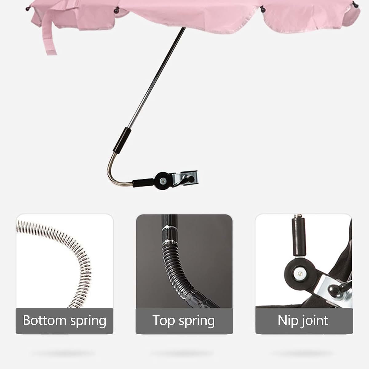 Coolpala Baby Sunshade Umbrella with Adjustable Clamp (photo 4)