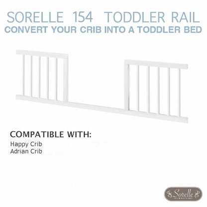 Sorelle Furniture Wood Toddler Bed Rail Conversion Kit