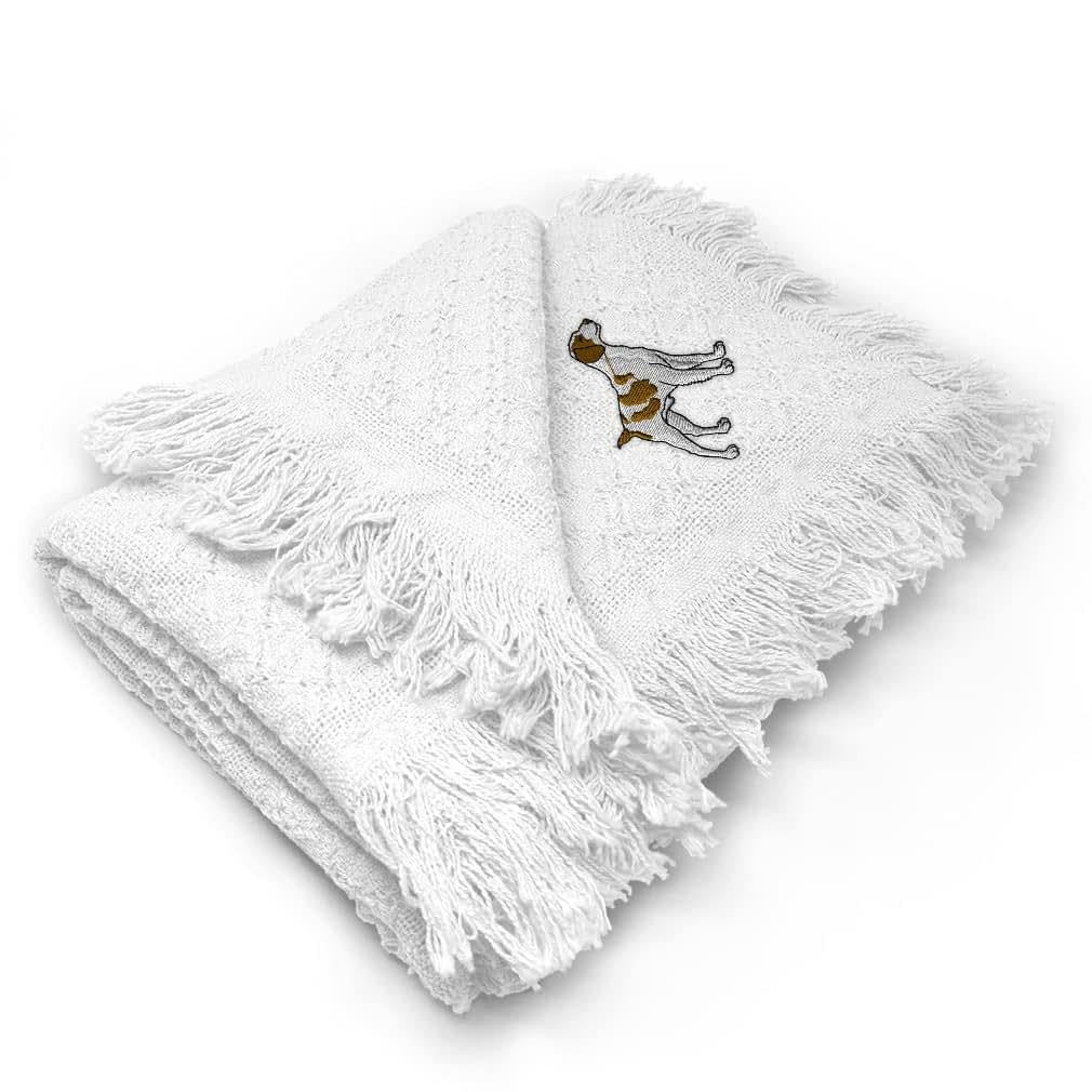 BabyOneStop Brittany Spaniel Cotton Baby Blanket