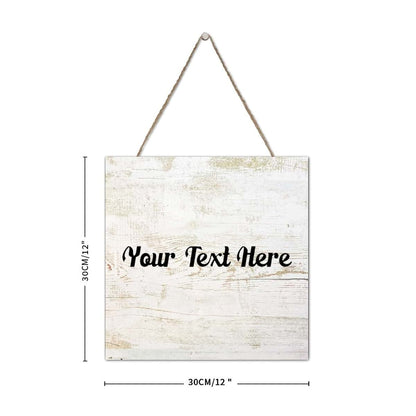 Customgiftshop Personalized Rustic Wooden Wall Plaque For Nursery (photo 2)